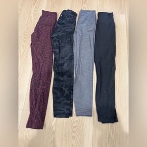 Lululemon Align Legging Bundle Lot of 4 Size 4